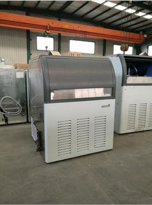 Fabricante de gelo elétrico profissional com grande capacidade e design de aço inoxidável de camada dupla