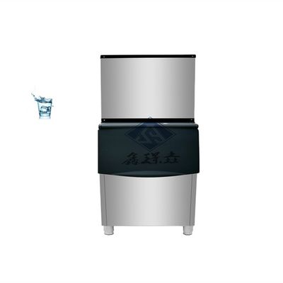 900 kg Capacidade de armazenamento de gelo Máquina de fazer gelo ideal para bares de cocktail e lojas de chá de bolha