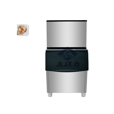 900 kg Capacidade de armazenamento de gelo Máquina de fazer gelo ideal para bares de cocktail e lojas de chá de bolha