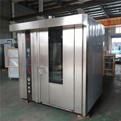 1300kg Capacidade -3N380V 32 bandejas Diesel Oil Forno rotativo para assar alimentos em Xangai