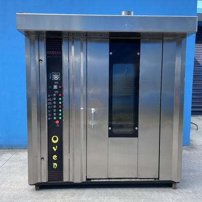 64 bandejas Diesel óleo forno rotativo para linha de produção de pão máquina em Xangai