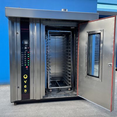 64 bandejas Diesel óleo forno rotativo para linha de produção de pão máquina em Xangai
