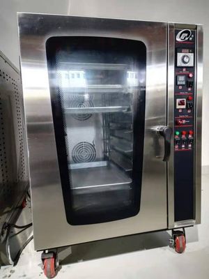 Forno de convecção elétrico comercial para profissionais da indústria alimentar
