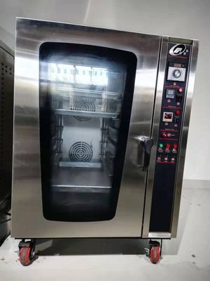 Forno de convecção elétrico comercial para profissionais da indústria alimentar