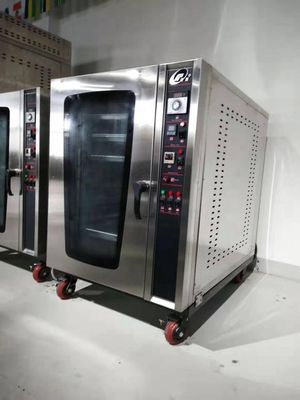 Forno de convecção elétrico comercial para profissionais da indústria alimentar