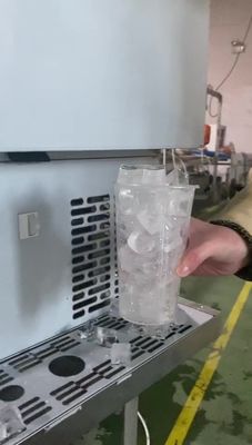 Máquina de fabricação automática de cubos de gelo de 120 kg com outras formas e design de gelo