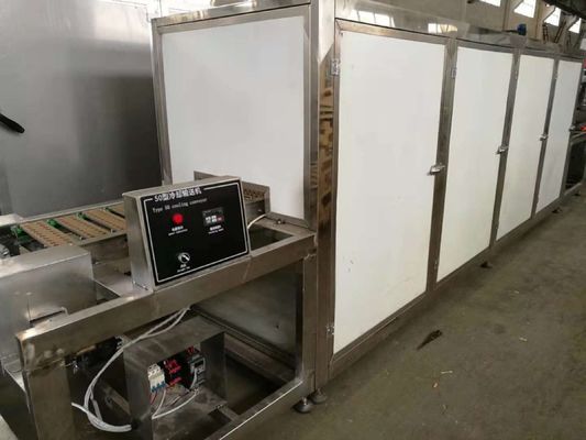 Linha de produção de depósito de doces de geléia com máquina de fabricação de doces moles e servo-condutor