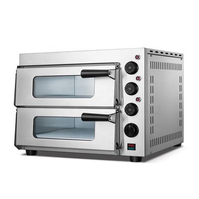 Forno de cozinha de pizza de uma camada elétrica com pedra quente O aparelho de cozinha doméstico perfeito