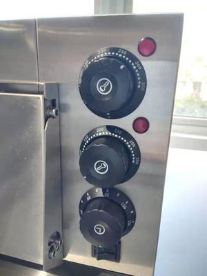 Forno de cozinha de pizza de uma camada elétrica com pedra quente O aparelho de cozinha doméstico perfeito