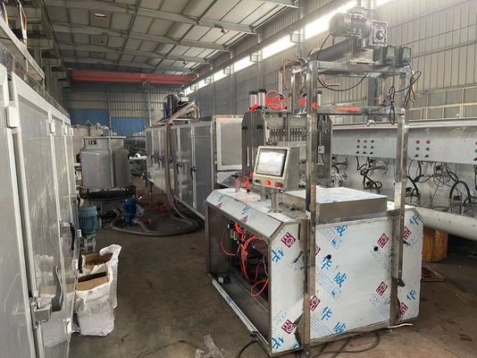 Máquina de fabricação de doces de geleia gomosa semiautomática para linha de produção de pirulito