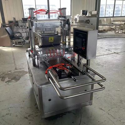 Máquina de fabricação de doces de geleia gomosa semiautomática para linha de produção de pirulito