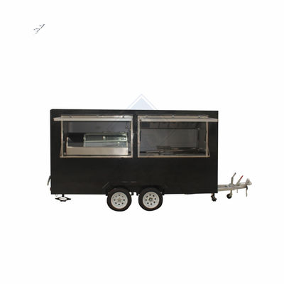 1500W Voltage Mobile Food Cart Trailer para Fast Food Trucks Trailer 2300*1750*2100mm