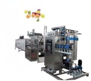 500KG Produção Pequena Máquina de Fabricação de Doces Hard Lollipop Jelly Toffee 1900x980x1700mm