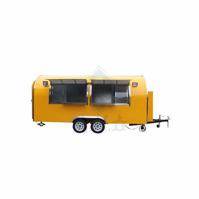 1500W Voltage Mobile Food Cart Trailer para Fast Food Trucks Trailer 2300*1750*2100mm