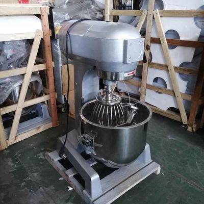 Máquina de mistura de massa planetária de alta velocidade com 3 tipos de batedores e tigela de aço de estanho