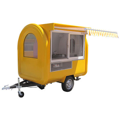 900 kg Capacidade de carga Trailer de carrinho de comida móvel Ideal para venda de fast food na rua