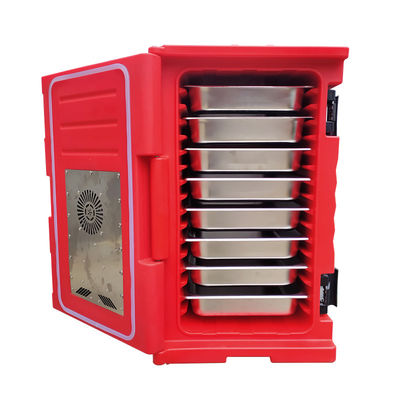Equipamento mecânico de cozinha Caixa de armário de alimentos isolados de plástico com rodas sem estática
