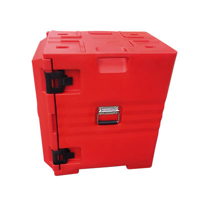 Equipamento mecânico de cozinha Caixa de armário de alimentos isolados de plástico com rodas sem estática