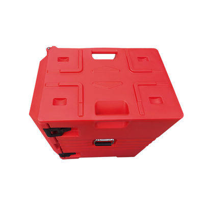 Equipamento mecânico de cozinha Caixa de armário de alimentos isolados de plástico com rodas sem estática