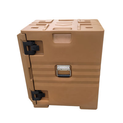 Equipamento mecânico de cozinha Caixa de armário de alimentos isolados de plástico com rodas sem estática