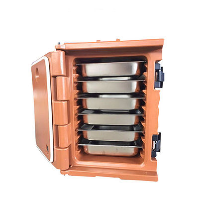 15 kg de capacidade Caixa de alimentos com isolamento rotomoldado amarelo para conservação de alimentos frescos quentes/frios