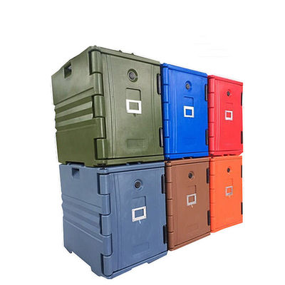 15 kg de capacidade Caixa de alimentos com isolamento rotomoldado amarelo para conservação de alimentos frescos quentes/frios