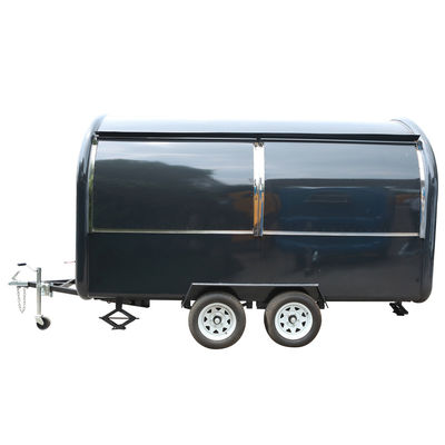 Burger Truck Fast Food Van com Carrinho de Donuts de Cozinha Completa Venda móvel 2300*1750*2100mm