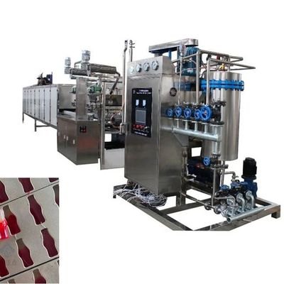 Máquina de depósito de doces de 70KW para enchimento de doces gomosos no processamento automático de doces