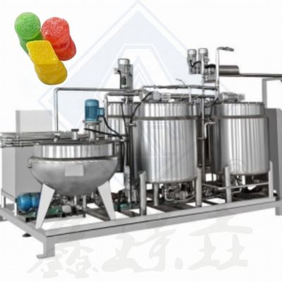Máquina de depósito de doces de 70KW para enchimento de doces gomosos no processamento automático de doces