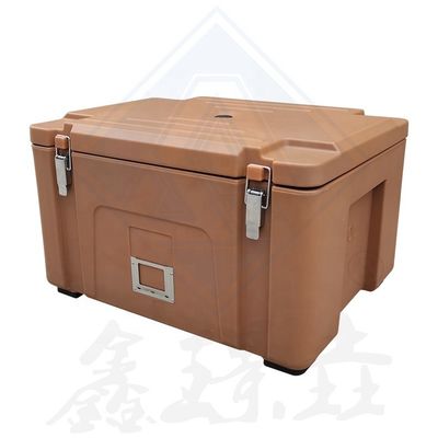 Caixa de refrigeração de alimentação quente rotomoldada com cor personalizada e caixa de gelo isolada