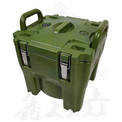 Equipamento de cozinha comercial Caixa de resfriamento duro rotomoldado para aquecedor e isolamento de alimentos