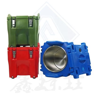 Equipamento de cozinha comercial Caixa de resfriamento duro rotomoldado para aquecedor e isolamento de alimentos