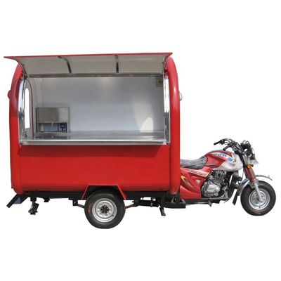 Mini Food Truck/Trailer para Fast Food 220x160x235cm Vídeo Apoio Técnico Após Serviço