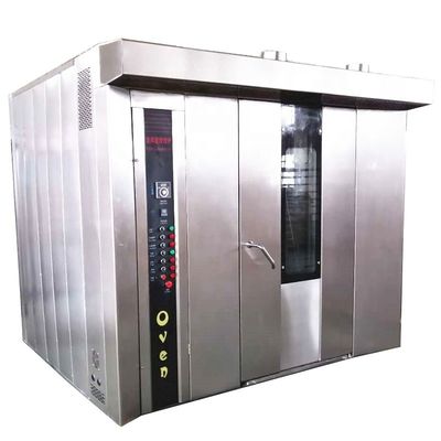Forno de panificação industrial Equipamento de panificação grande 32 bandejas Óleo Diesel Aveia rotativa 600*400mm