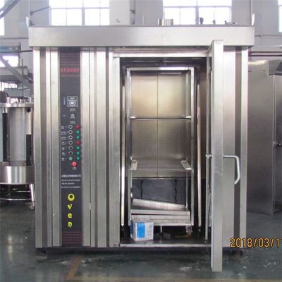 Forno de panificação industrial Equipamento de panificação grande 32 bandejas Óleo Diesel Aveia rotativa 600*400mm