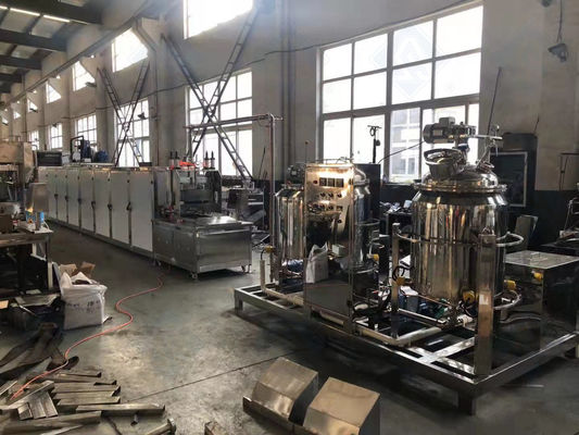 Máquina industrial de fabricação de doces com alta produtividade e operação totalmente automática