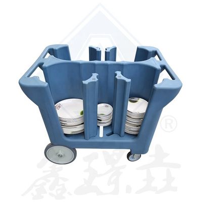 Equipamento de cozinha comercial Caminhão de pratos de moldagem rotativa com cores personalizáveis de 4 colunas