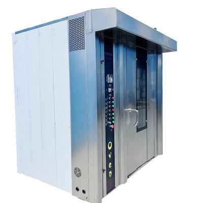 Aço inoxidável 16 bandejas Óleo diesel Comercial Elétrico Mooncake Convecção Forno Prata