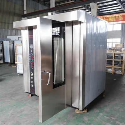 32 bandejas Forno rotativo a gás diesel elétrico para assar pão pizza bolo em alimentos congelados