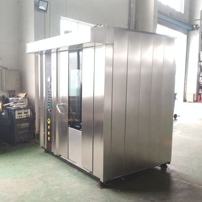 32 bandejas Forno rotativo a gás diesel elétrico para assar pão pizza bolo em alimentos congelados