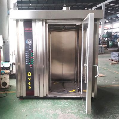 32 bandejas Forno rotativo a gás diesel elétrico para assar pão pizza bolo em alimentos congelados