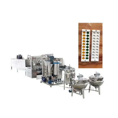 Fabricação de doces Simplificado Lollopop Elétrico Lâmina de produção automática de doces gomosos