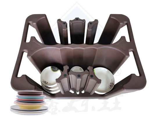 Equipamento de cozinha de restaurante Armário móvel Prato de coleta de carrinhos com design moderno