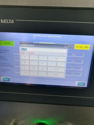 220V Fonte de alimentação Máquina de fabricação de doces moles com material bruto de aço inoxidável