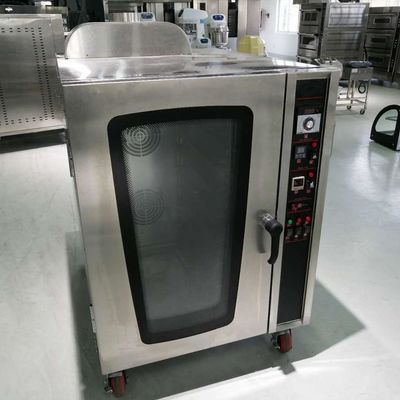 8 bandejas Forno de convecção a gás para paneira de pão Dimensionamento 400 * 600mm Fácil operação