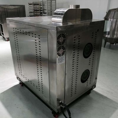 8 bandejas Forno de convecção a gás para paneira de pão Dimensionamento 400 * 600mm Fácil operação