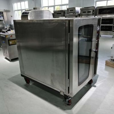 8 bandejas Forno de convecção a gás para paneira de pão Dimensionamento 400 * 600mm Fácil operação