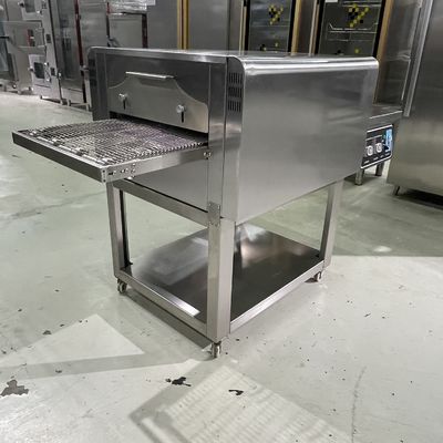 Forno único 380V transportador comercial automático Forno de pizza ideal para produção de pizzaria