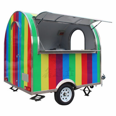 Europa Cozinha móvel Donut Batatas fritas Hambúrguer Food Truck com manutenção em campo