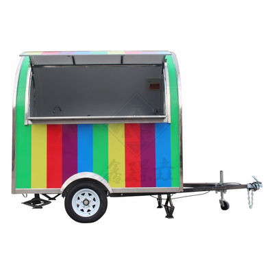 Europa Cozinha móvel Donut Batatas fritas Hambúrguer Food Truck com manutenção em campo